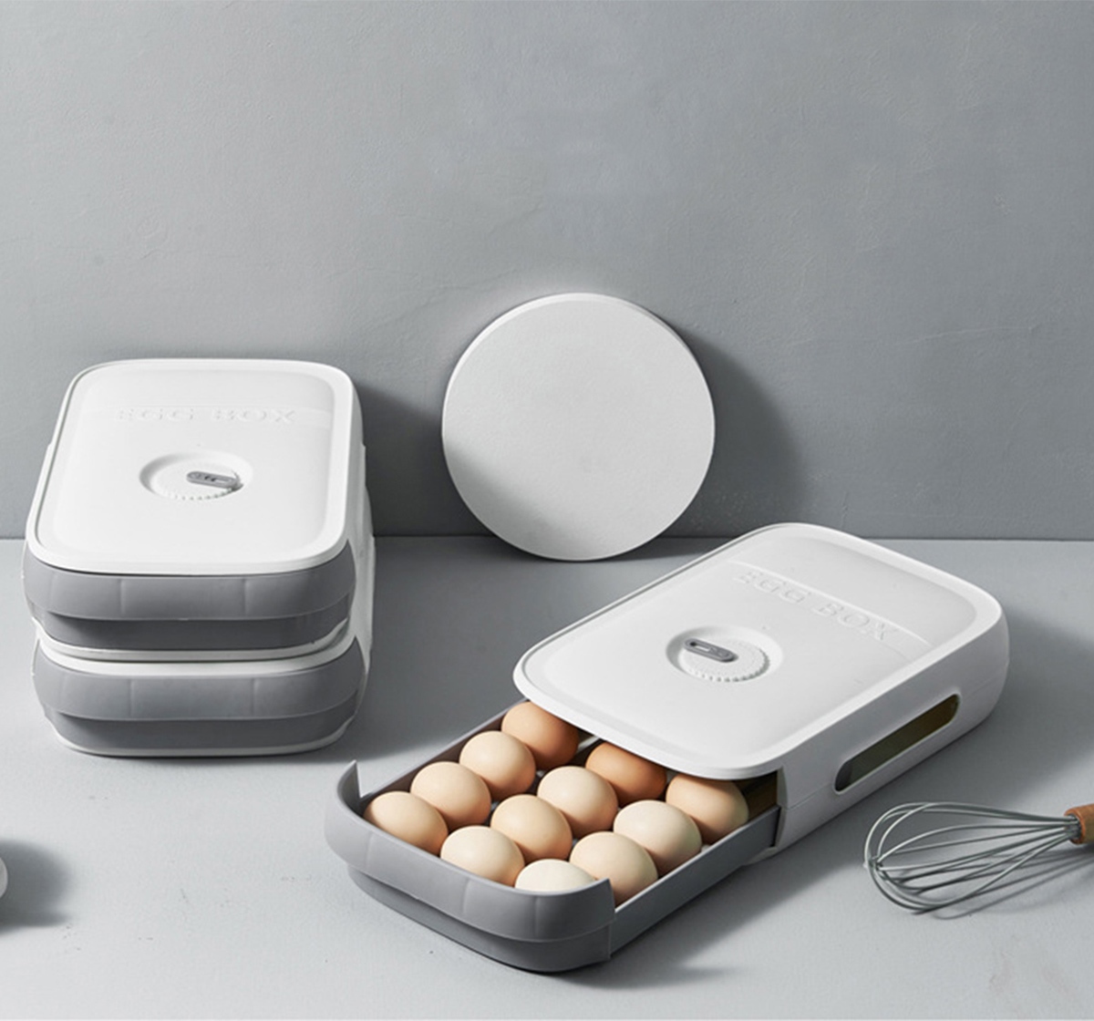 Praktický box na vajcia